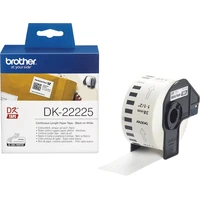 Brother DK-22225 papírová role černá na bílé šířka 38 mm - Pásky pro štítkovače
