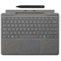 Microsoft Surface Pro klávesnice + Slim Pen 2 Bundle (CZ/SK) platinová - Klávesnice