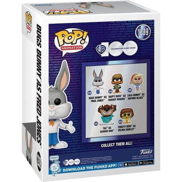 Funko POP! & Tee Box: WB100- Bugs as Fred (Flocked) L - Dárkové sety - Obrázek 82L3000P01