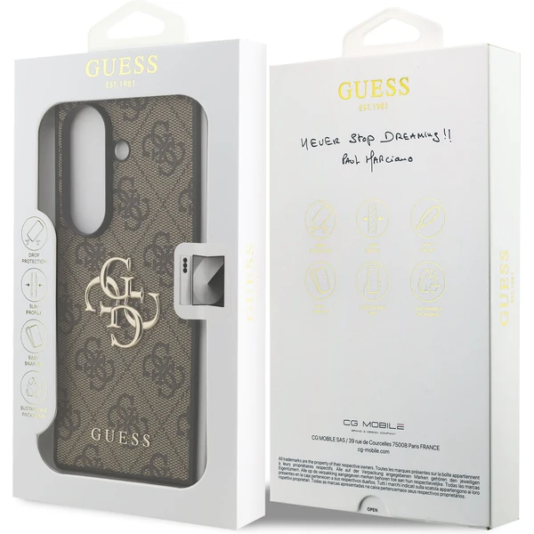 Guess PU 4G Metal Logo kryt Samsung Galaxy Z Fold 7 hnědý - Pouzdra - Obrázek 82ef5569523b44de960067452bbf7c4d