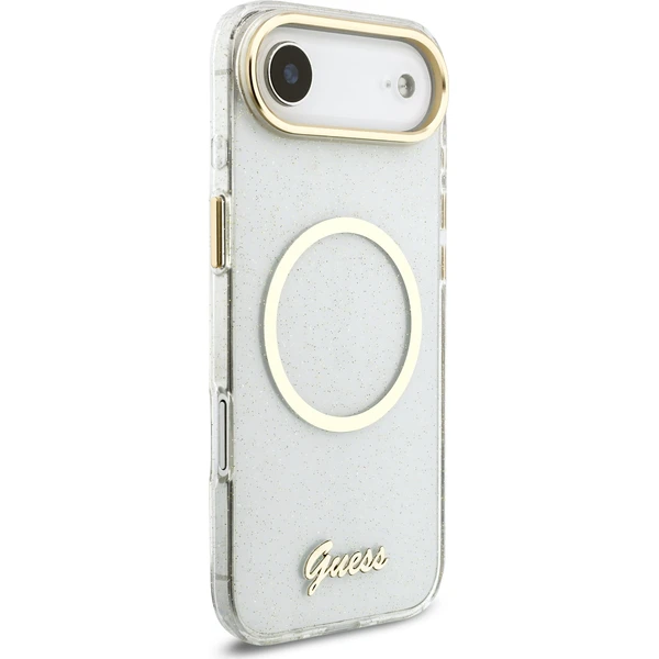 Guess IML Glitter Script Strap MagSafe kryt iPhone Air čirý - Pouzdra - Obrázek 82f9386726d14be89d6060f754f7b29d