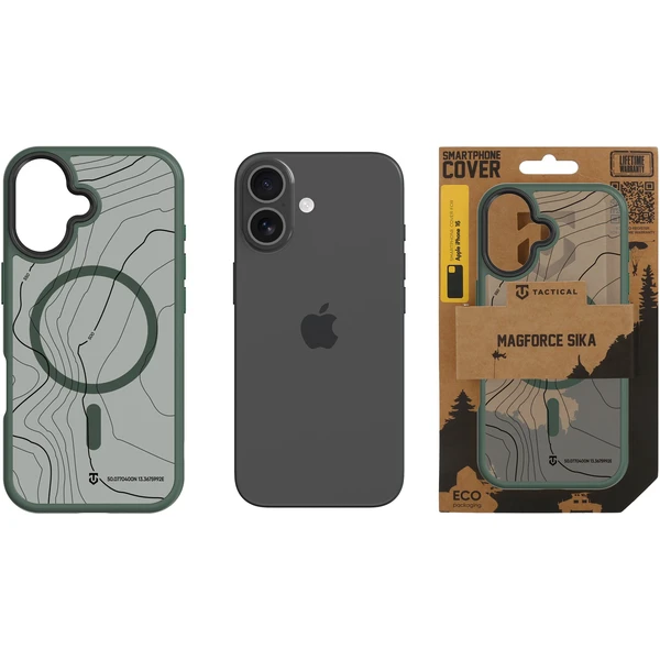 Tactical MagForce Hyperstealth Sika kryt iPhone 16 Forest Green - Pouzdra - Obrázek 8307b75db1274f3695cebe39da6f402b