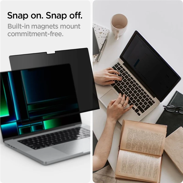 Spigen SafeView Privacy fólie MacBook Pro 14" (M5/M4/M3/M2/M1) - Ochranné folie a skla - Obrázek 8324dd8394b84c08aa942748ddd12dd3