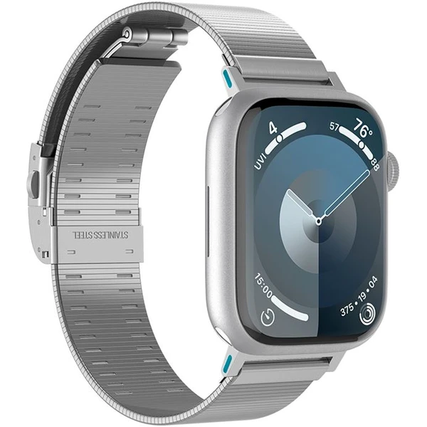 Spigen Sleek Link řemínek Apple Watch 49/46/45/44/42mm stříbrný - Řemínky - Obrázek 83608617a7144601936e0ad1b473022f