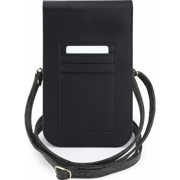 Guess PU Leather+Grained 4G Metal Logo taška na telefon černá - Pouzdra - Obrázek 836397bcedc348bc89690b84fad62980