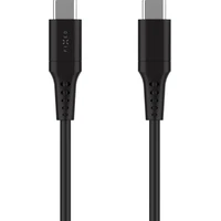 FIXED Liquid silicone USB-C/USB-C napájecí kabel 60W 0,3m černý - Kabely a redukce