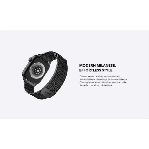 UNIQ Dante ocelový řemínek Apple Watch 42/41/40/38mm Cobalt modrý - Řemínky - Obrázek 83A1100501