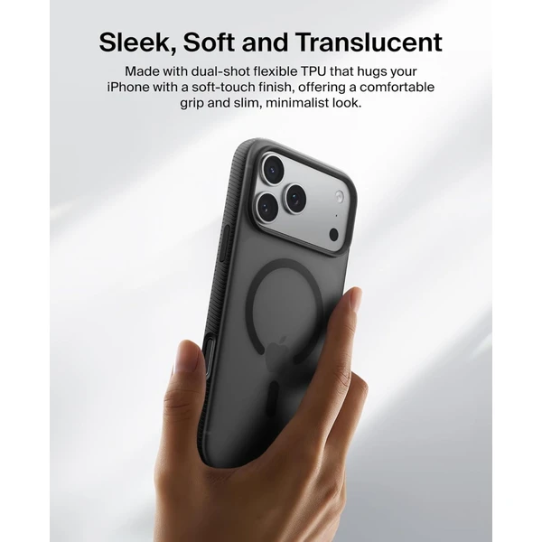 Belkin SheerForce Grip MagSafe kryt iPhone 17 Pro levandulový - Pouzdra - Obrázek 83CN000K01