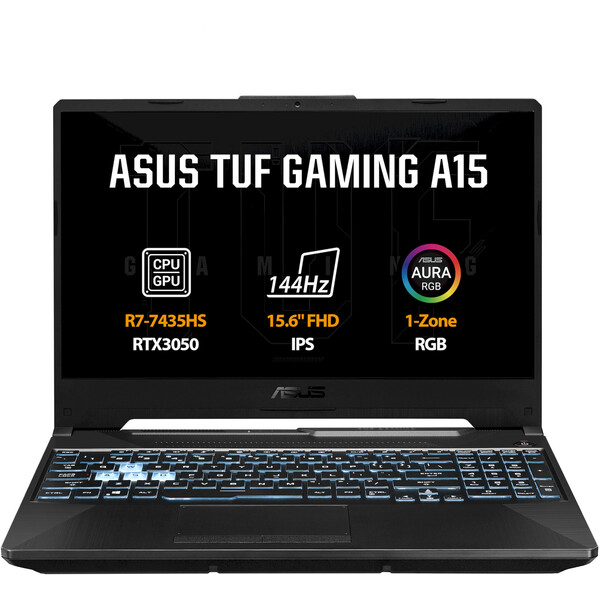 ASUS TUF Gaming A15 FA506NCR-HN108 Černá
