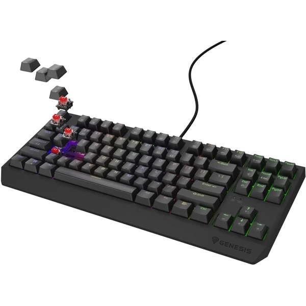Genesis THOR 230 TKL RGB mechanická klávesnice černá Outemu Red - Klávesnice - Obrázek 83I5000O01