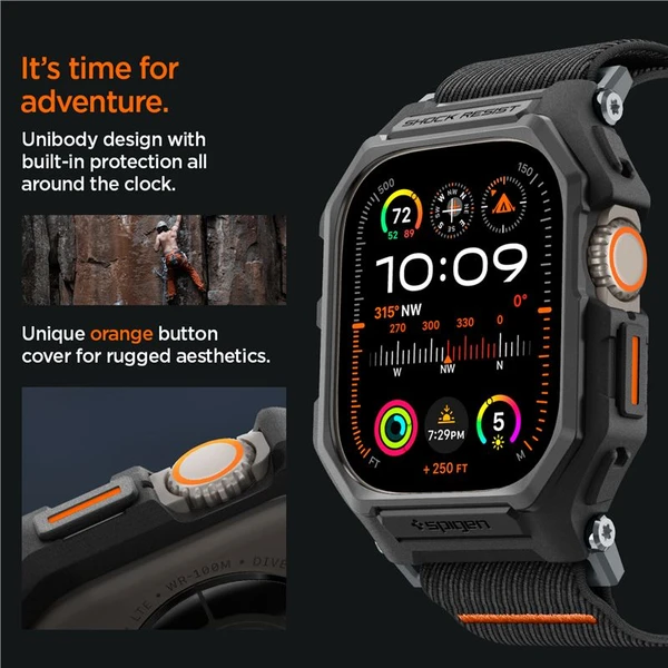 Spigen Lite Fit Pro řemínek Apple Watch Ultra 3/2/1 (49mm) matně černý - Řemínky - Obrázek 83acf8ba44d84e619f05f22f818f44e3