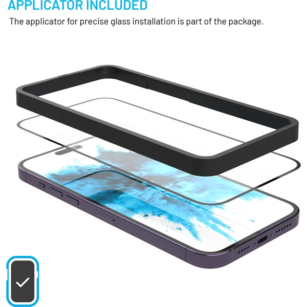 FIXED 2,5D Full-Cover ochranné sklo s aplikátorem Xiaomi Redmi A7 Pro 4G, 2ks, černé - Ochranné folie a skla - Obrázek 83b7b6f210fe49ba93706981e28629d8