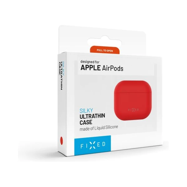 FIXED Silky silikonové pouzdro pro Apple AirPods 4 červené - Pouzdra - Obrázek 83bfa57b93e24f40a230e3ac3aaa6093