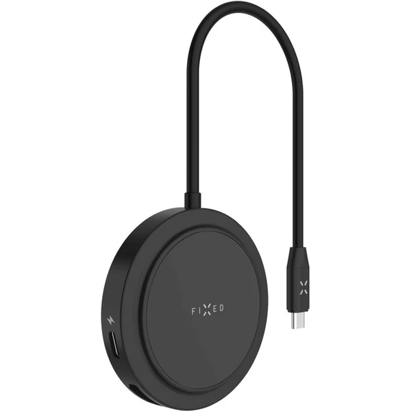FIXED MagHUB 7-portový USB-C Hub s MagSafe, černý - USB huby - Obrázek 83cfb47d19014509a0b6042f6d424b6f
