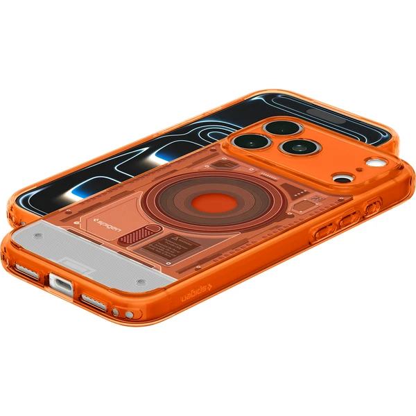 Spigen Ultra Hybrid MagSafe kryt iPhone 18 Pro/17 Pro c-one tangerine - Pouzdra - Obrázek 83d9462e5769460c820cf6eac35f4ba9