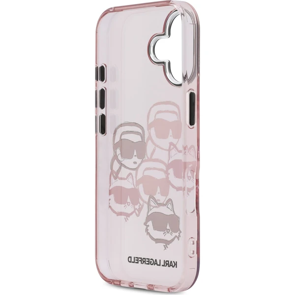 Karl Lagerfeld IML Multi K&CH Heads Zadní Kryt pro iPhone 17 růžový - Pouzdra - Obrázek 83dc19e8aaf347e8a8c1b8ffa18ece64