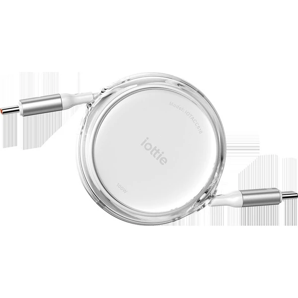 iOttie 100W Retractable samonavíjecí USB-C kabely (2 ks) bílé - Kabely a redukce - Obrázek 83e029809fc14de9b17e36464e9213d3