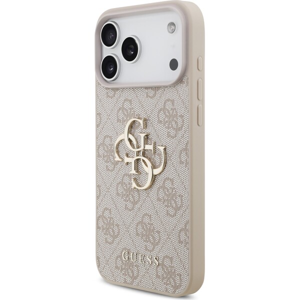 Guess PU 4G Metal Logo kryt iPhone 18 Pro Max růžový - Pouzdra - Obrázek 83e0e453a7ef4b4ea12c18a2272a4e83