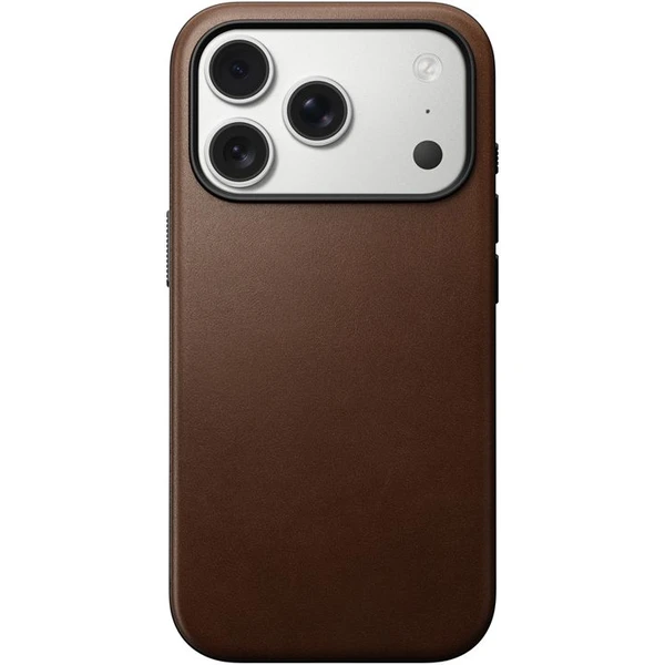 Nomad Modern Leather Case MagSafe kožený kryt iPhone 17 Pro Brown - Pouzdra - Obrázek 83e8fb561bea46be8ab6c7f40f7bd17e