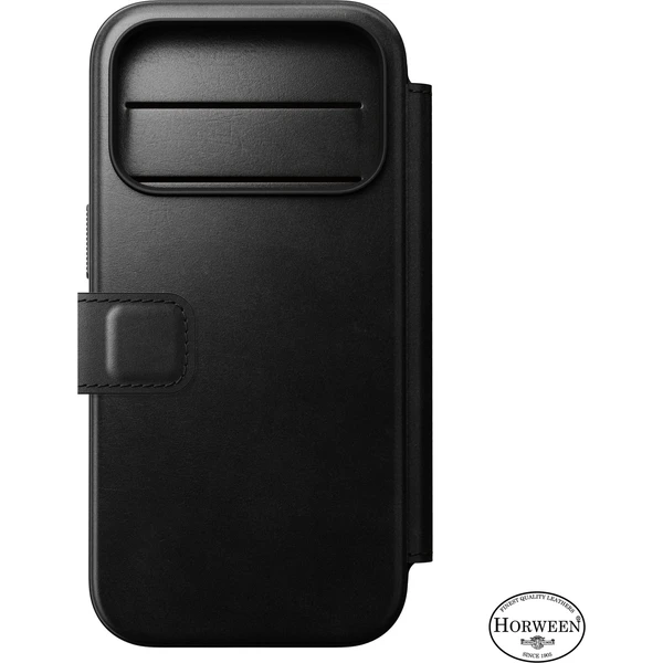 Nomad Modern Leather Folio (Horween) MagSafe kožené pouzdro iPhone 18 Pro Black - Pouzdra - Obrázek 83f6418450934a0c8c5c59bc239424a9