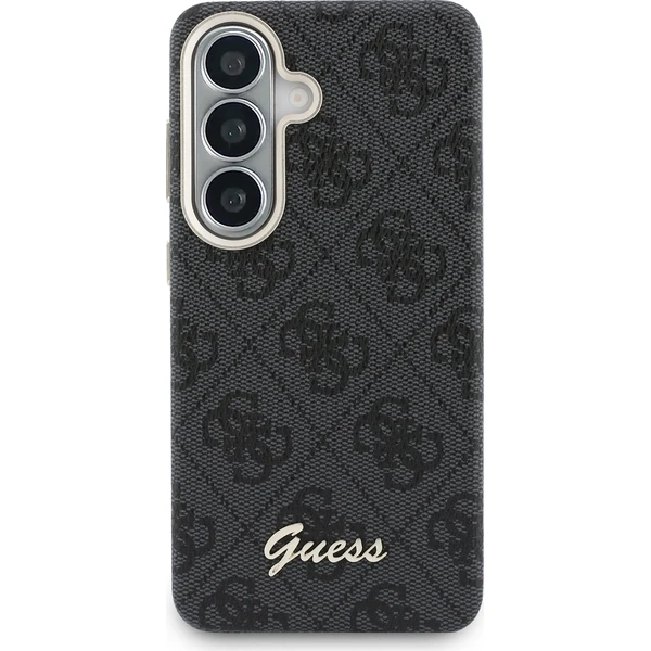 Guess PU 4G Script Metal Logo Magnetic kryt Samsung Galaxy S26 černý - Pouzdra - Obrázek 840025edaf754653acbf3de6407a4fa5