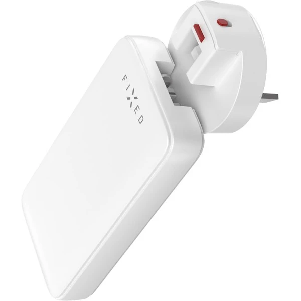 FIXED Slim Traveller GaN cestovní nabíječka s 2x USB-C a adaptéry (45W) bílá - Nabíječky - Obrázek 840a43225f08458eb4af1ef81d4e41ad