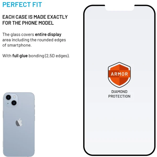 FIXED Armor 2,5D sklo s Anti-dust a AR vrstvou Apple iPhone 13/13 Pro/14/16e/17e - Ochranné folie a skla - Obrázek 8413d70afc11490a93effb9bf0d54c3a