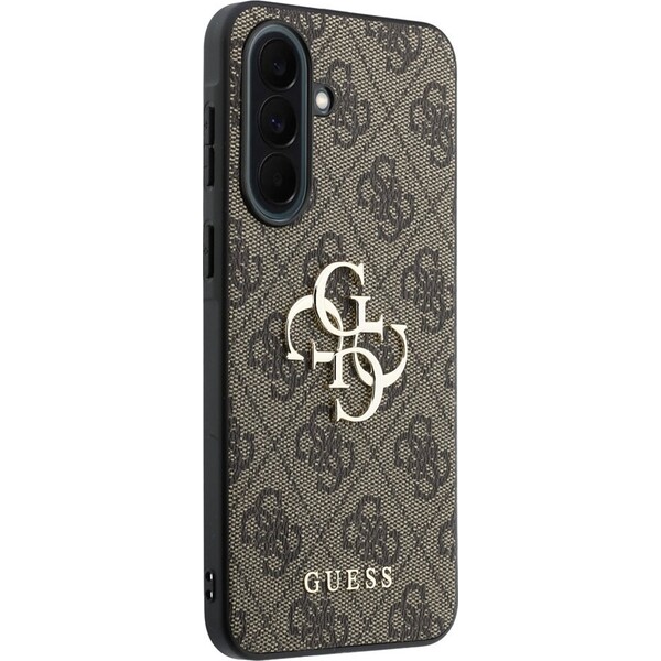 Guess PU 4G Metal Logo kryt Samsung Galaxy A37 hnědý - Pouzdra - Obrázek 841e06a7b9a34048b606c1d1a5cb77f8