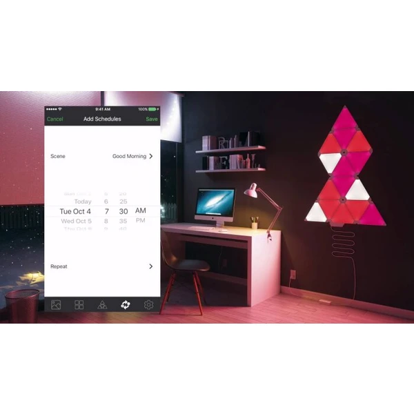 Nanoleaf Aurora chytré osvětlení Starter Pack - Svítidla - Obrázek 842I000101
