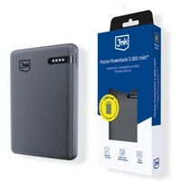 3mk Pocket Powerbank 5000mAh 12W šedá - Powerbanky