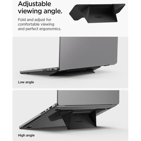 Spigen Slim Fold Laptop Stand LD201-S3 stojánek pro notebook/MacBook černý - Stojánky - Obrázek 845066a812c64570ac89d30392feb149