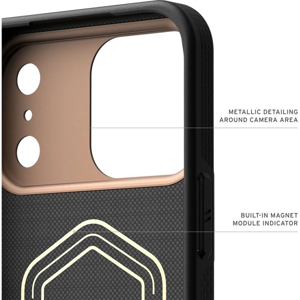 UAG Fibr Armr MagSafe kryt iPhone 17 Pro Max kevlar černý/bronzový - Pouzdra - Obrázek 845072edc9084c9396056a0cae4f80cf