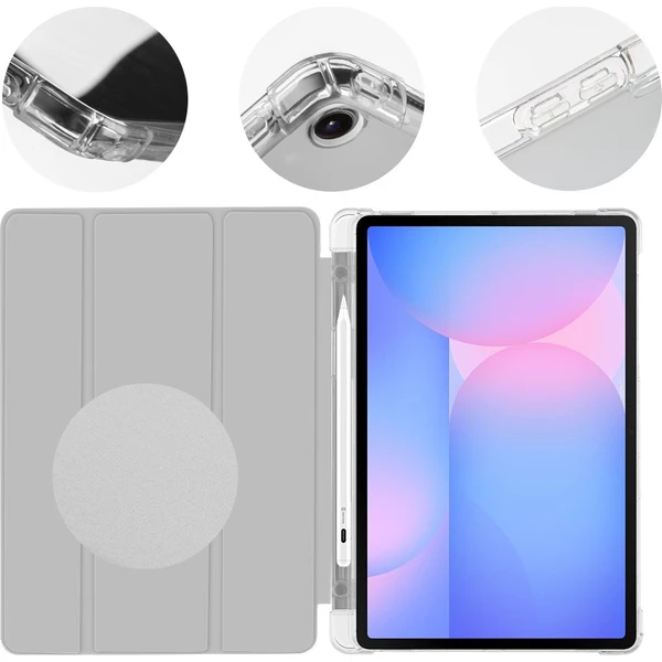 OBAL:ME MistyTab pouzdro Samsung Galaxy Tab S10 Lite/S9/S9 FE/S10 FE světle šedé - Pouzdra - Obrázek 8450a82c1e1142939418e5d696ed68c0