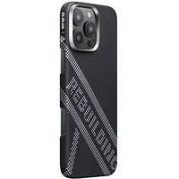 Pitaka Tactile Woven Case kryt iPhone 16 Pro Re-TROS Rebuilding - Pouzdra