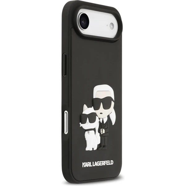 Karl Lagerfeld 3D Rubber Karl and Choupette kryt iPhone Air černý - Pouzdra - Obrázek 849229bb11de4f07816bf4fd110ae65d