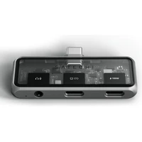 Satechi Mobile XR Hub s duálním USB-C a audio portem vesmírně šedý - USB huby