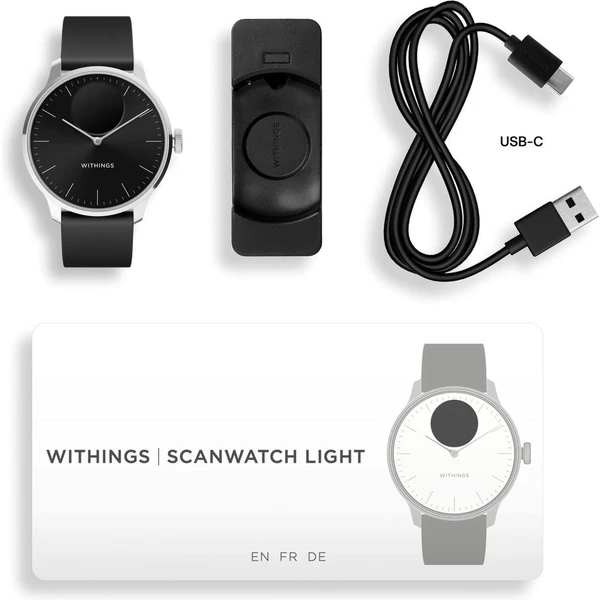 Withings ScanWatch Light 37mm černé - Chytré hodinky - Obrázek 84E7000701