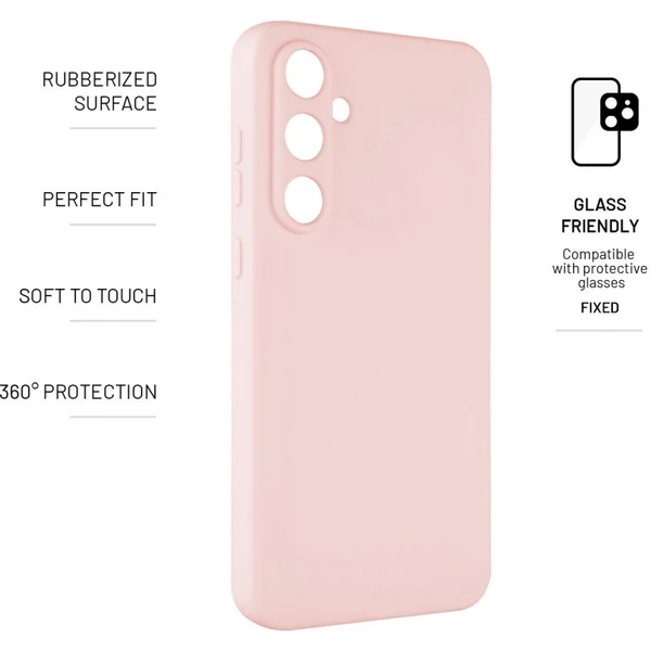 FIXED Story silikonový kryt Samsung Galaxy A55 5G růžový - Pouzdra - Obrázek 84M2000O01