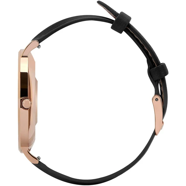 Garett Smartwatch Verona zlatá, černá kůže - Chytré hodinky - Obrázek 84O4000O01