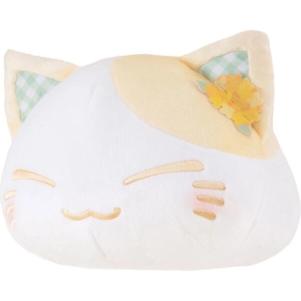 Plyšák Furyu Nemuneko Rape Flower Pattern Ear Decoration - žlutý 30 cm Žlutá