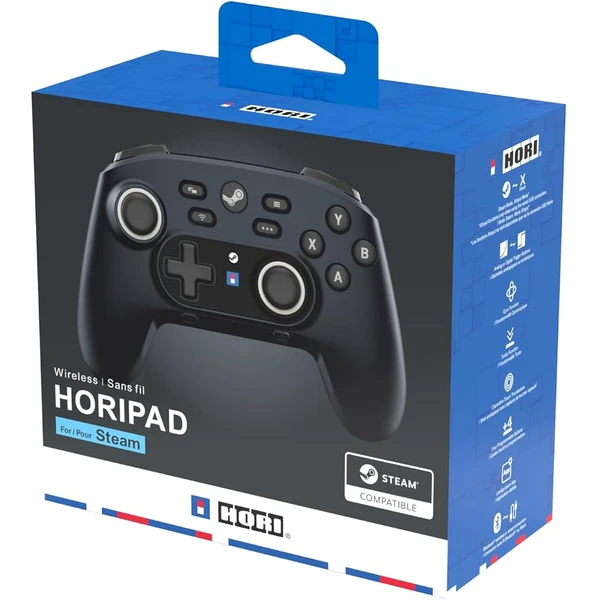 HORI bezdrátový ovladač HORIPAD pro Steam (PC) černý - Herní ovladače - Obrázek 84UE000L01