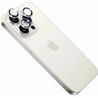 FIXED Sapphire Camera Glass ochranná skla Apple iPhone 15 Pro/15 Pro Max stříbrná - Ochranné folie a skla