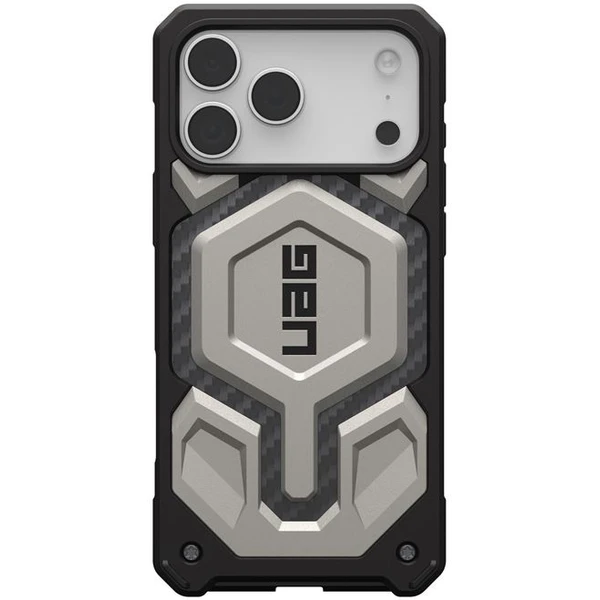 UAG Monarch Pro MagSafe Titanium kryt iPhone 17 Pro Max stříbrný - Pouzdra - Obrázek 84a67eed6ff8499088923454e8245c0c