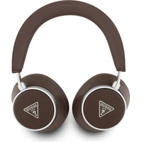 Guess PU Saffiano Triangle Logo ENC Bezdrátová sluchátka hnědá - Sluchátka