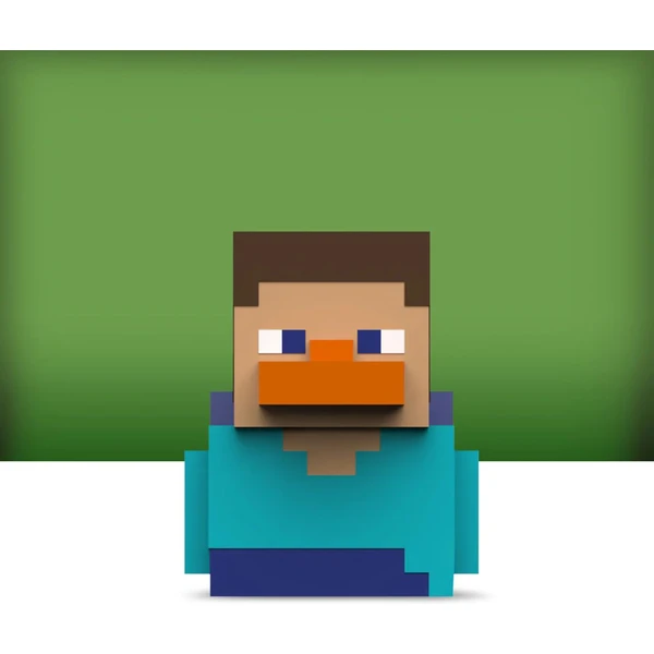 Tubbz kachnička malá Minecraft - Steve - Figurky - Obrázek 850D000J01