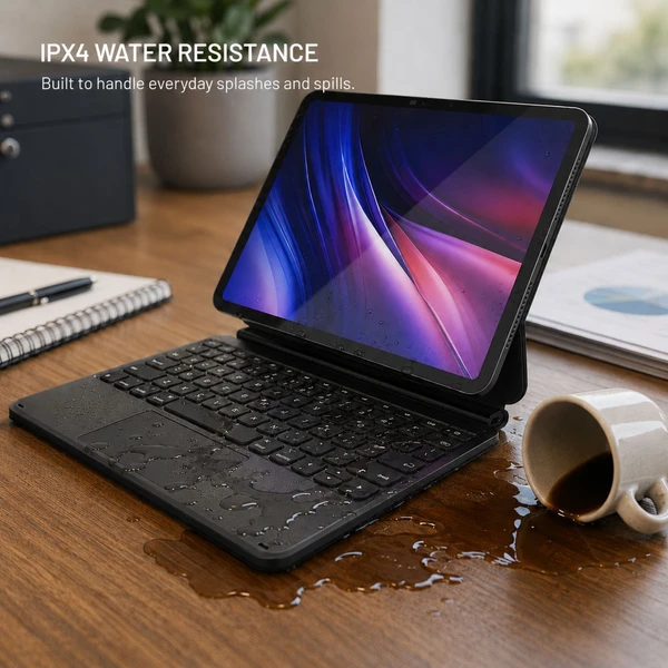 FIXED Typee Alu pouzdro s bezdrátovou klávesnicí iPad 10,9" (2022)/iPad 11" (2025), CZ, černé - Pouzdra s klávesnicí - Obrázek 852610482cc241c0a6fef5b898302aba