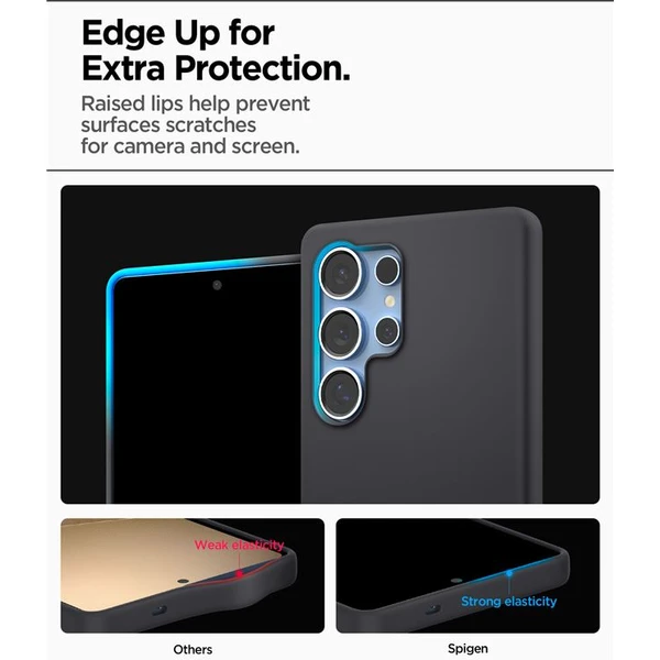 Spigen Silicone Fit MagSafe kryt Samsung Galaxy S25 Ultra černý - Pouzdra - Obrázek 85328c0bb75649b0acdaf3f722d88761