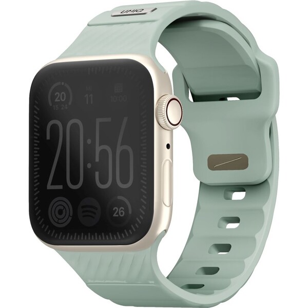 UNIQ Stride FKM Rubber voděodolný řemínek Apple Watch 41/40/38mm světle zelený