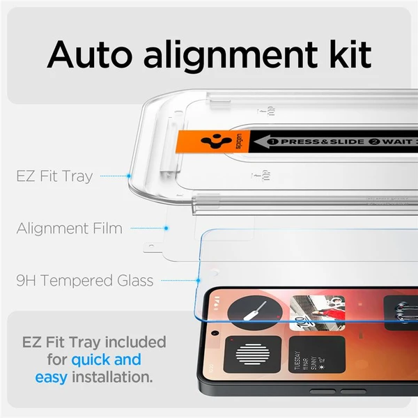 Spigen Glass tR EZ Fit HD tvrzené sklo Nothing Phone (3a)/(3a) Pro čiré - Ochranné folie a skla - Obrázek 854befabbbc24b7a834768763addf632