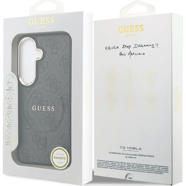 Guess PU Leather 4G Gold Frame Magnetic kryt Samsung Galaxy S26+ černý - Pouzdra - Obrázek 85507e8c3ffd425887491b9732b688a9